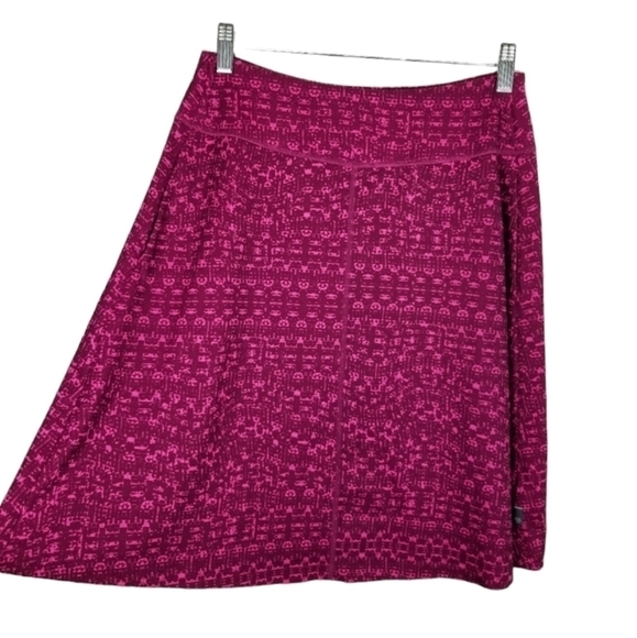 Mountain Hardwear Athletic Mini Skirt A Line Pockets Stretch Pull On Print Pink - Picture 1 of 10